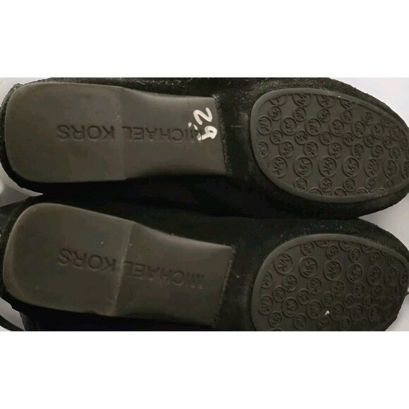 MICHAEL KORS Black Leather Loafers "Amber" Shoes Moc Flats Ladie's Size 10 M - Picture 6 of 8